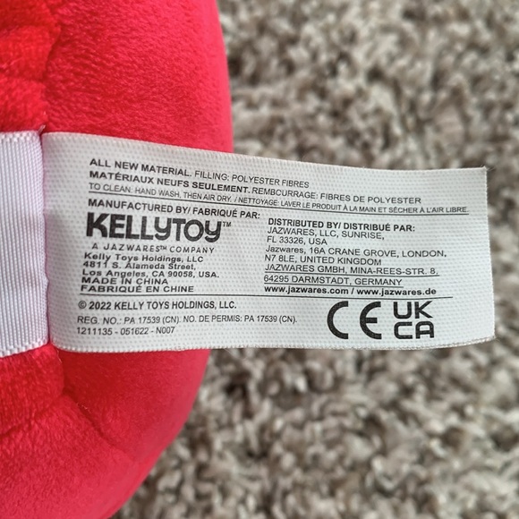 Squishmallow 5" Delita the Dragonfruit Kellytoy Stuffed Animal - Picture 6 of 6